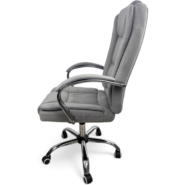 Кресло Calviano Bravo (серый велюр)