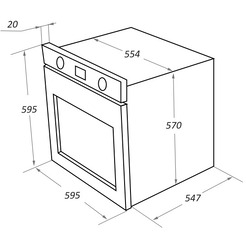 Духовой шкаф MAUNFELD EOEM.769W