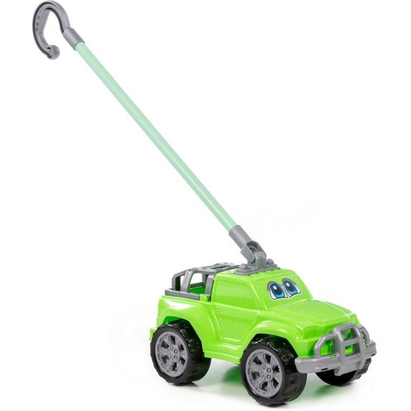 Автомобиль-каталка Полесье Дени с ручкой (зелёный) 1911