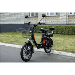 Электровелосипед AVM E-ALFA 20 Pro (черный)