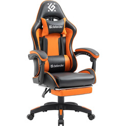 Игровое кресло DEFENDER Sorang (черный/оранжевый) 64462