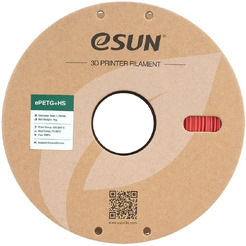 Пластиковая нить ESUN PETG+HS 1,75 мм (красный)