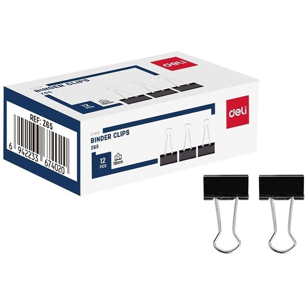 Зажим для бумаг DELI Z65