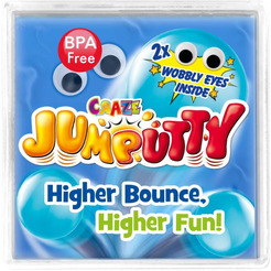 Тесто-попрыгунчик CRAZE Jumputty Безумный прыжок 18675 (голубой)