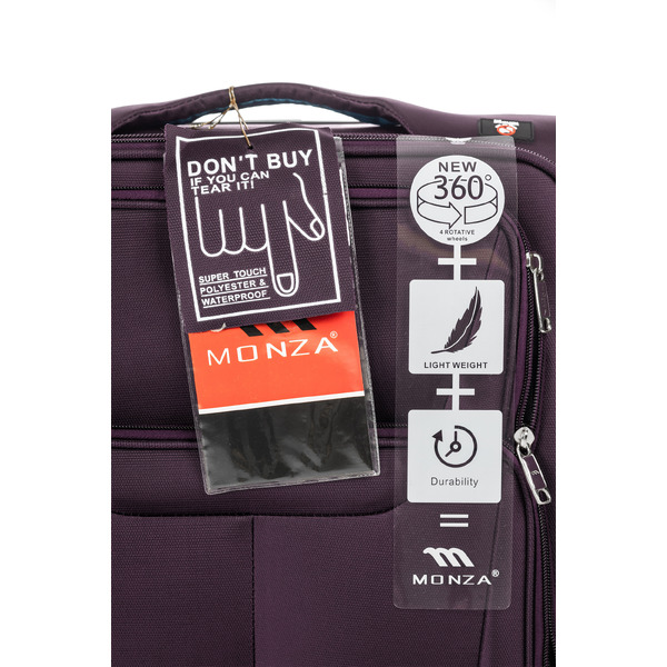 Чемодан MONZA 23014# (S, фиолетовый)