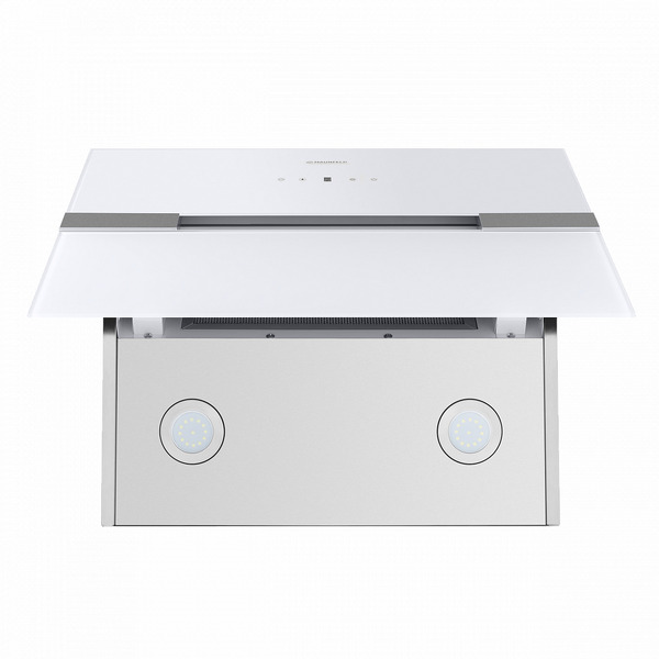 Кухонная вытяжка MAUNFELD Mersey 60 (нержавеющая сталь\белое стекло)