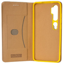 Чехол-книга Bingo New Shell для XIAOMI Mi Note 10 Золотистый