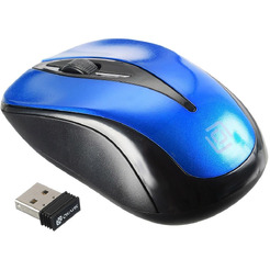 Мышь Oklick 675MW (черный/синий)