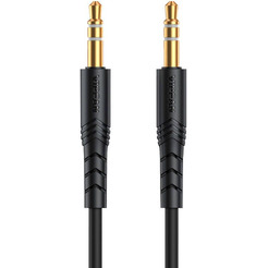 Кабель Vipfan L04 3.5 мм - 3.5 мм (1 м, черный)