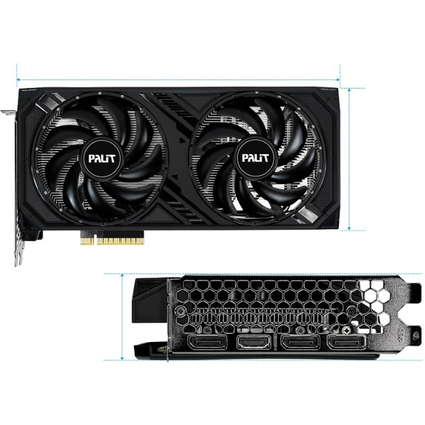 Видеокарта Palit GeForce RTX 4060 Dual OC NE64060T19P1-1070D