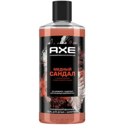 Гель для душа и шампунь AXE Медный сандал ПК 400МЛ