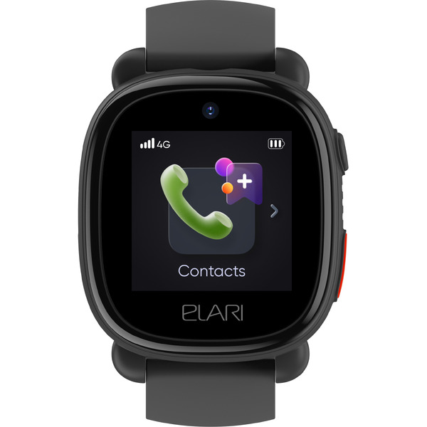 Часы-телефон Elari KidPhone 4G Lite (KP-4G L) черный