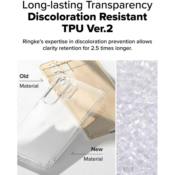 Чехол Ringke FUSION для Galaxy S25 Ultra MATTE CLEAR