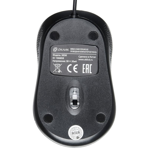Мышь Oklick 385M (черный)