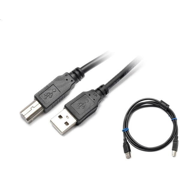 Кабель для принтера SIPU USB 2.0 4С Cu (3 м, ПВХ черный)