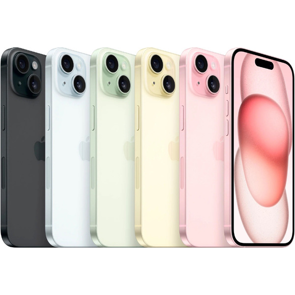 Смартфон Apple iPhone 15 128GB Yellow (MTP23HN/A)