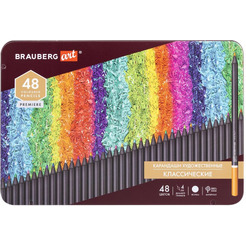 Набор цветных карандашей BRAUBERG Art Premiere 181694 (48 шт)