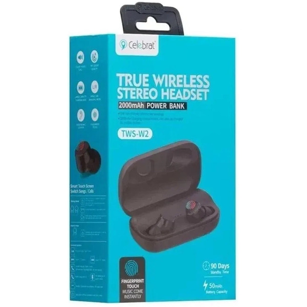 Наушники Celebrat W2 (черный)