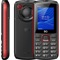 Телефон BQ BQ-2452 Energy (черный/красный)