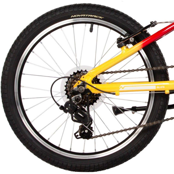 Детский велосипед Novatrack Katrina 20 20AHV.KATRINA.YRD5 (желтый/красный)