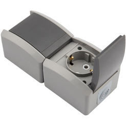 Блок из 2 розеток вертикальный KRANZ INDUSTRIAL KR-78-0615