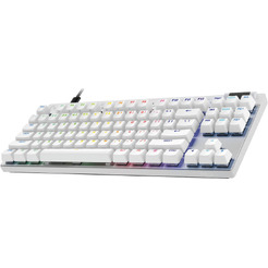 Клавиатура Logitech G Pro X TKL Rapid 920-013244 (белый, с гравировкой)
