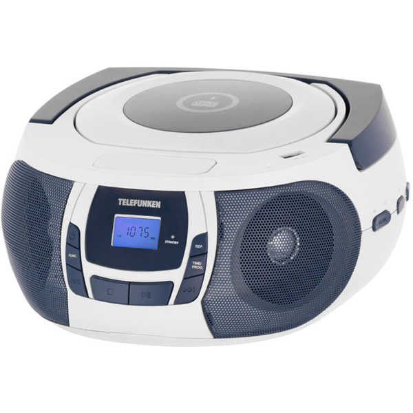 Магнитола TELEFUNKEN TF-CSRP3498BBLW (белый с синим)