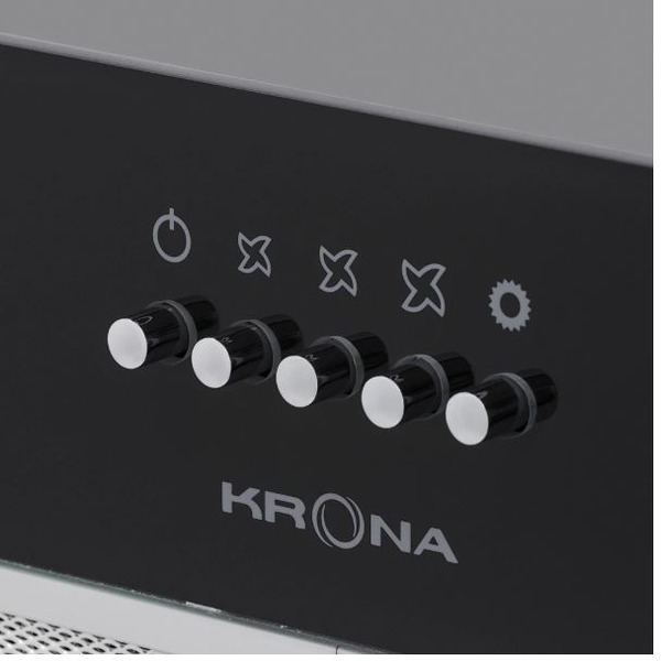 Кухонная вытяжка Krona Sintia 600 PB (черный)