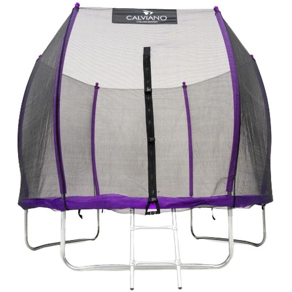 Батут Calviano 252 см - 8ft OUTSIDE master purple