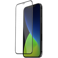 Защитное стекло CASE 3D Rubber для Apple iPhone 12 / 12 Pro (черный глянец)