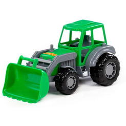 Погрузчик Полесье Мастер 24422 (серый/зеленый)