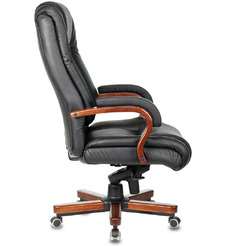 Кресло Бюрократ T-9925WALNUT (черный)