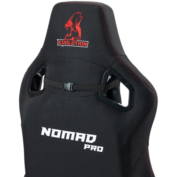 Игровое кресло Evolution Nomad PRO (черный/красный)