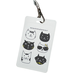 Ланьярд "Коты" (Экокожа)