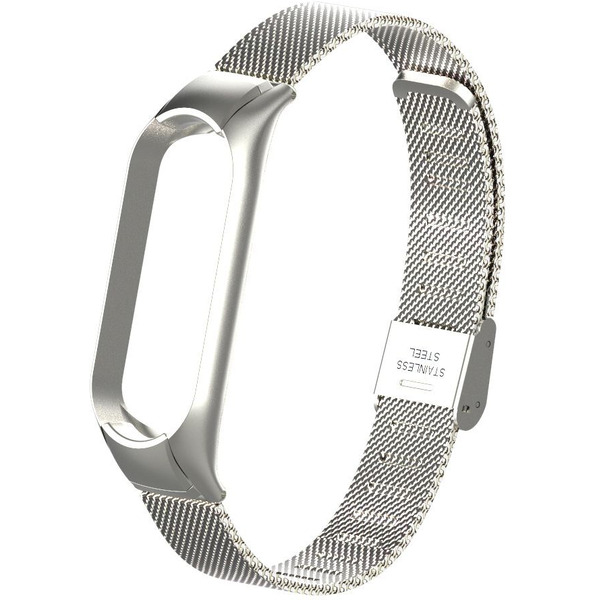 Ремешок Bingo Stainless Grid для Xiaomi Mi Band 5/6 Серебристый