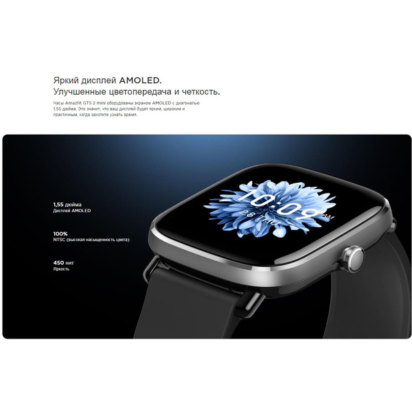 Умные часы Amazfit GTS 2 mini (черный)