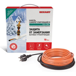 Саморегулирующийся кабель Rexant 10HTM2-CT 4 м 40 Вт