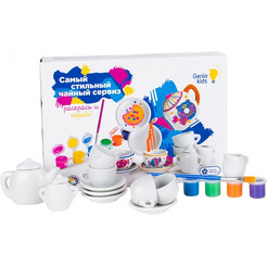 Набор для лепки Genio Kids Art Самый стильный чайный сервиз AKR03