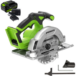 Циркулярная пила Greenworks GD24CS165 1501607CUB