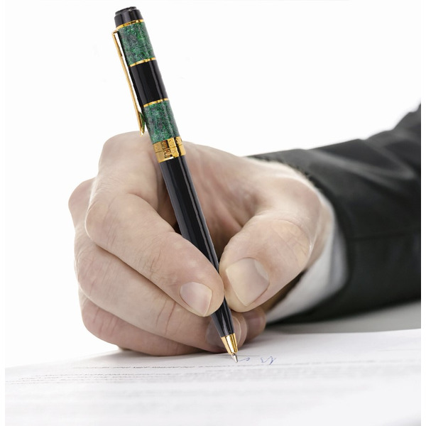 Ручка подарочная шариковая "Granit Green" GALANT 140393