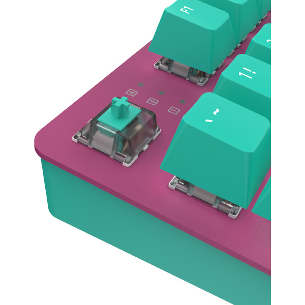 Клавиатура IO by Red Square Typex v2 g3ms Sapphire io211 (бирюзовый/розовый)