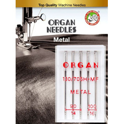 Иглы для работы с металлизированными нитями Organ 5/90-100 Blister