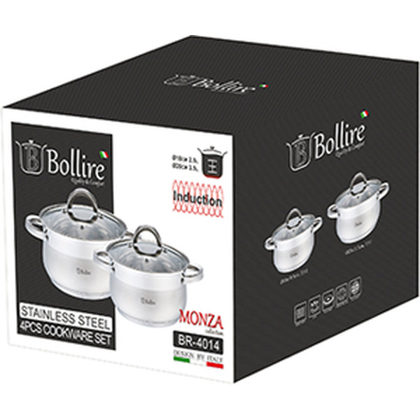 Набор кастрюль BOLLIRE BR-4014