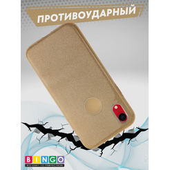 Чехол-накладка Bingo Shine для APPLE iPhone XR (золотистый)