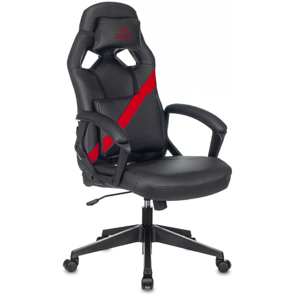 Кресло геймерское Бюрократ Zombie Driver (черный/красный)