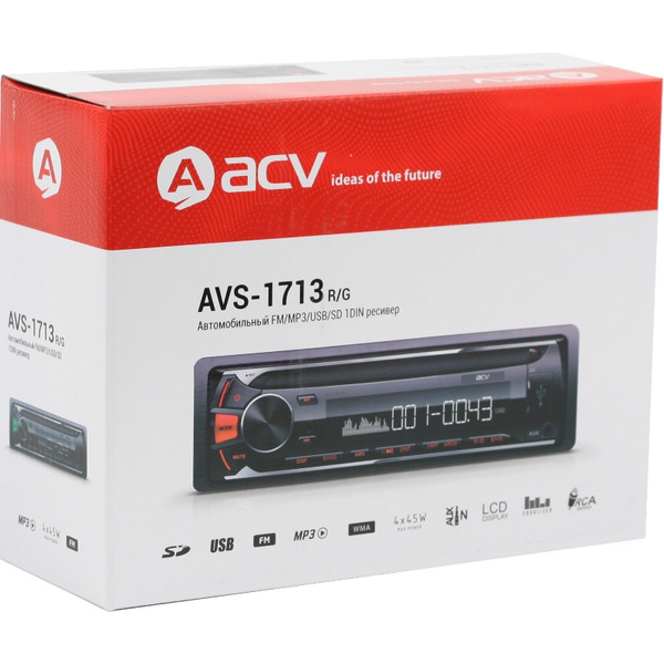 USB-магнитола ACV AVS-1713R