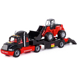 Автомобиль-трейлер + трактор-погрузчик Полесье 57129 206-03 MAMMOET