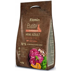 Сухой корм для собак Fitmin Purity Mini Adult Beef 4кг