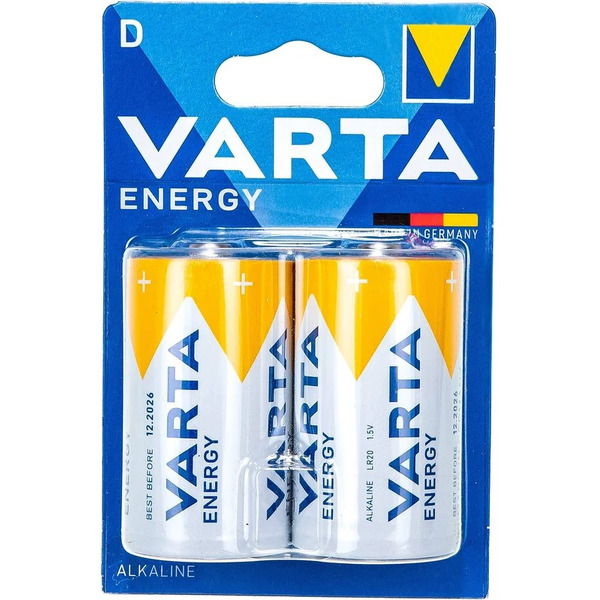 Батарейка Varta Energy 4120 D BL2