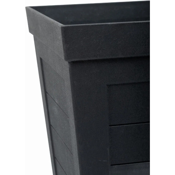 Вазон MultyHome Savana Planks EU5100557 (черный)